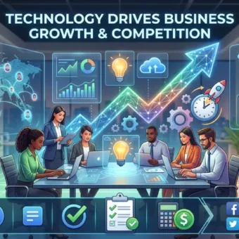 Technology drives business growth and competition with AI and digital tools