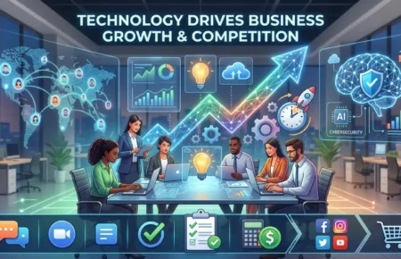 Technology drives business growth and competition with AI and digital tools
