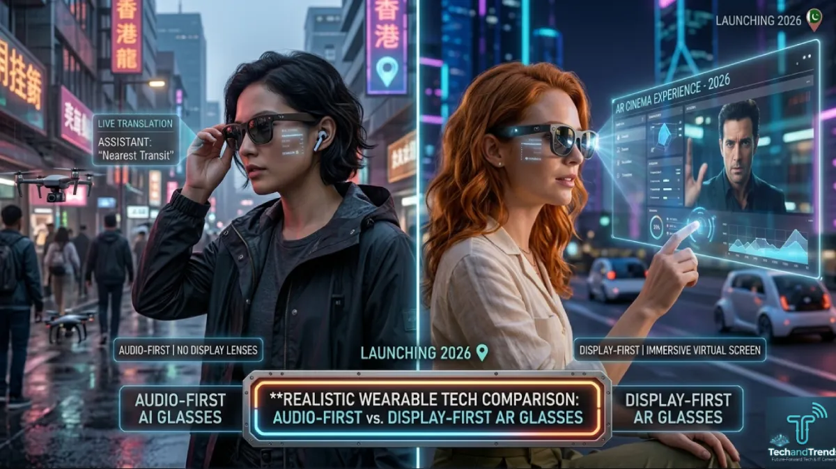 best AI smart glasses 2026 audio vs display