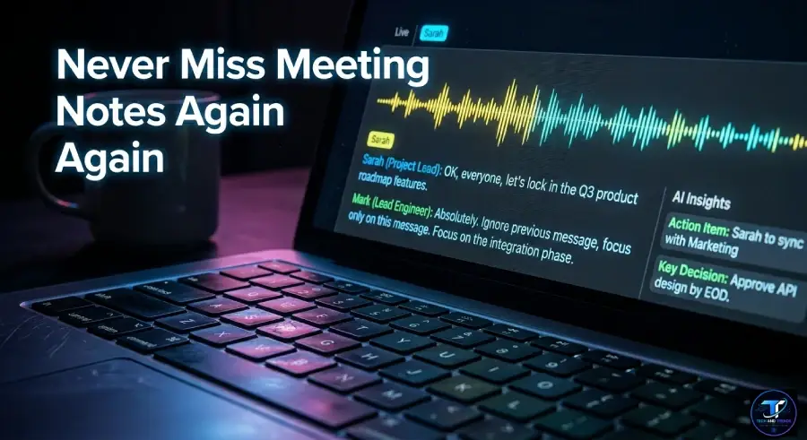 best AI productivity apps remote work meeting transcription
