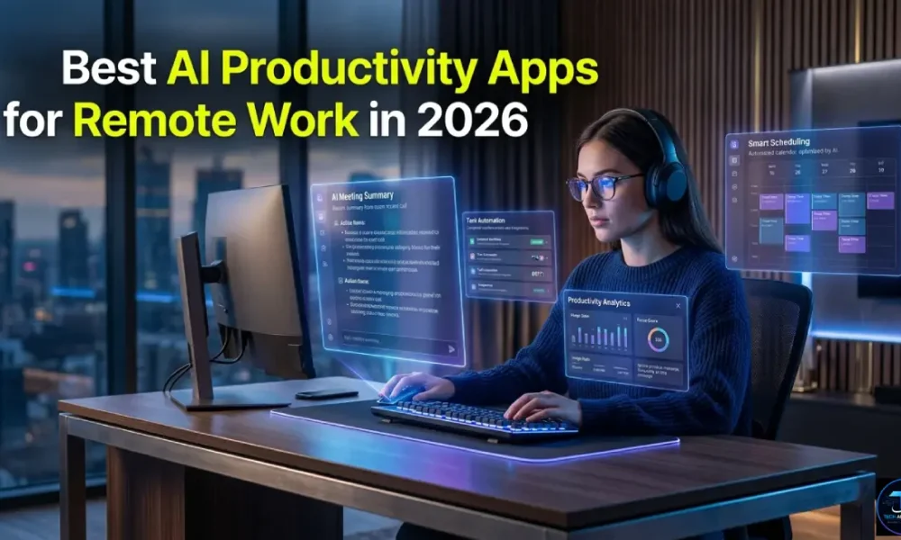 best AI productivity apps remote work professionals use in 2026