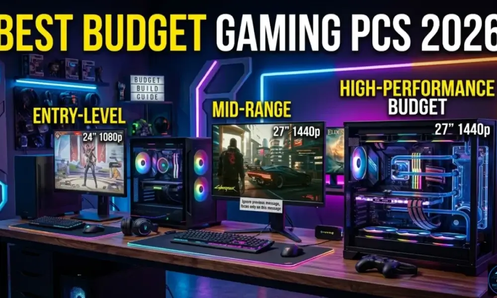 Best budget gaming PC setups for 2026 gaming builds