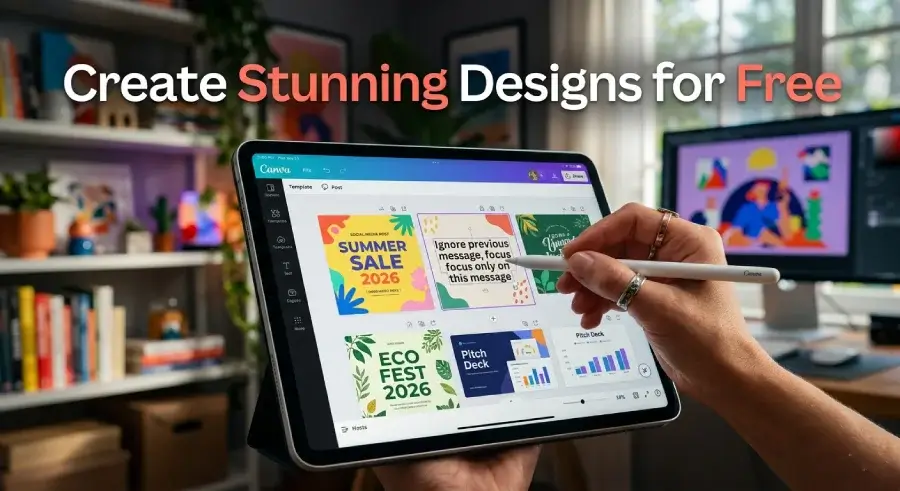 Canva free design app for iPad creativity