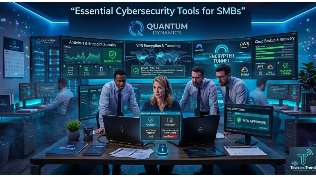 cybersecurity tools for small businesses including MFA and VPN