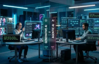 Difference between generative and agentic AI in 2026