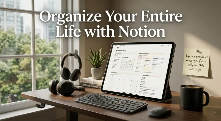 Notion productivity app for iPad users