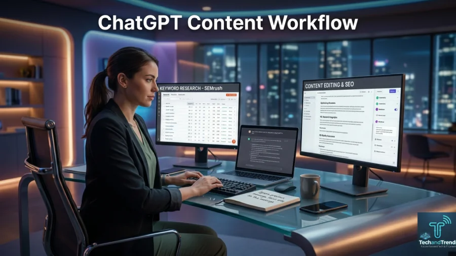 how to use ChatGPT for content writing workflow and SEO planning
