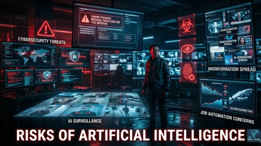 artificial intelligence risks cybersecurity and privacy concerns