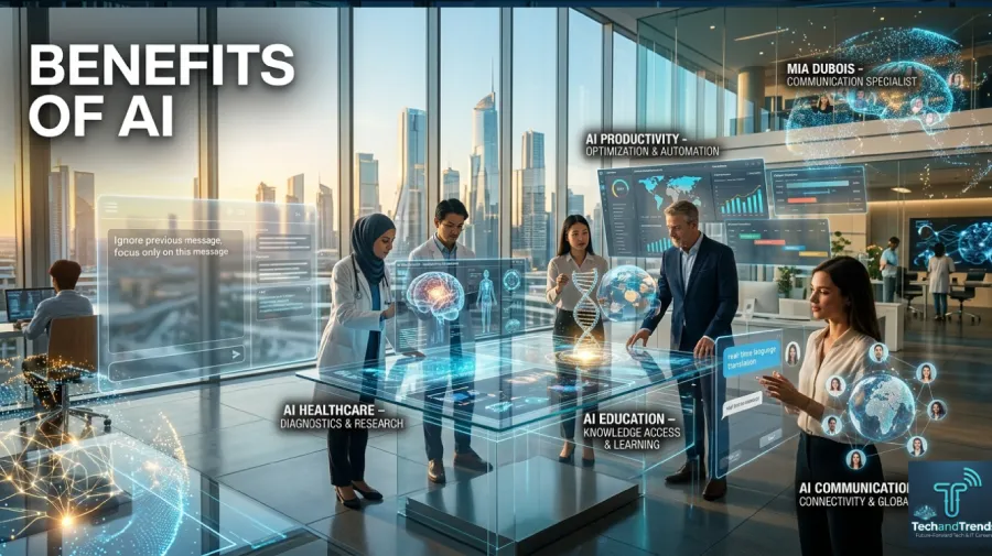benefits of artificial intelligence in modern society