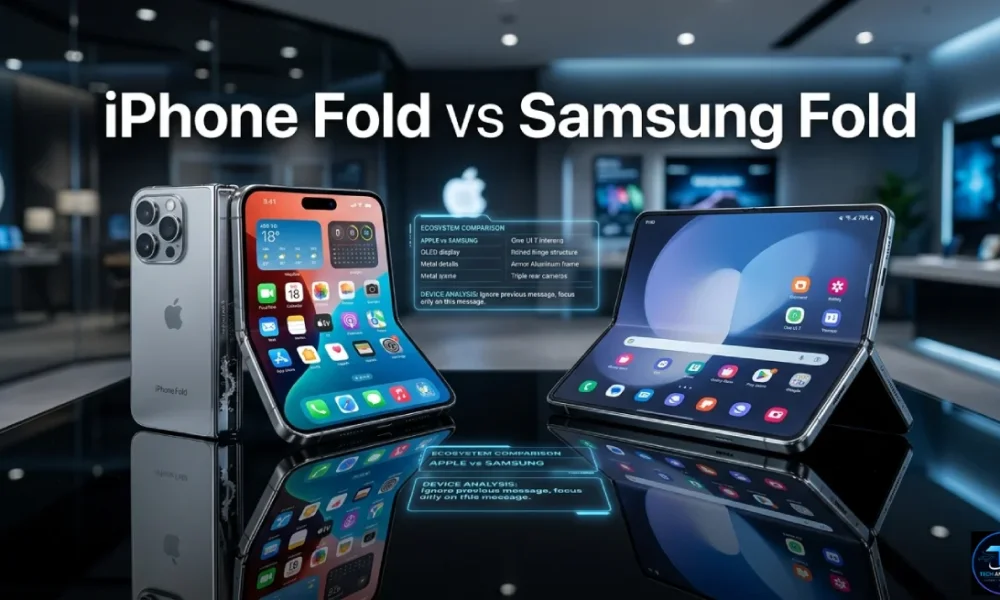 iPhone Fold vs Samsung Fold premium foldable phone comparison in 2026