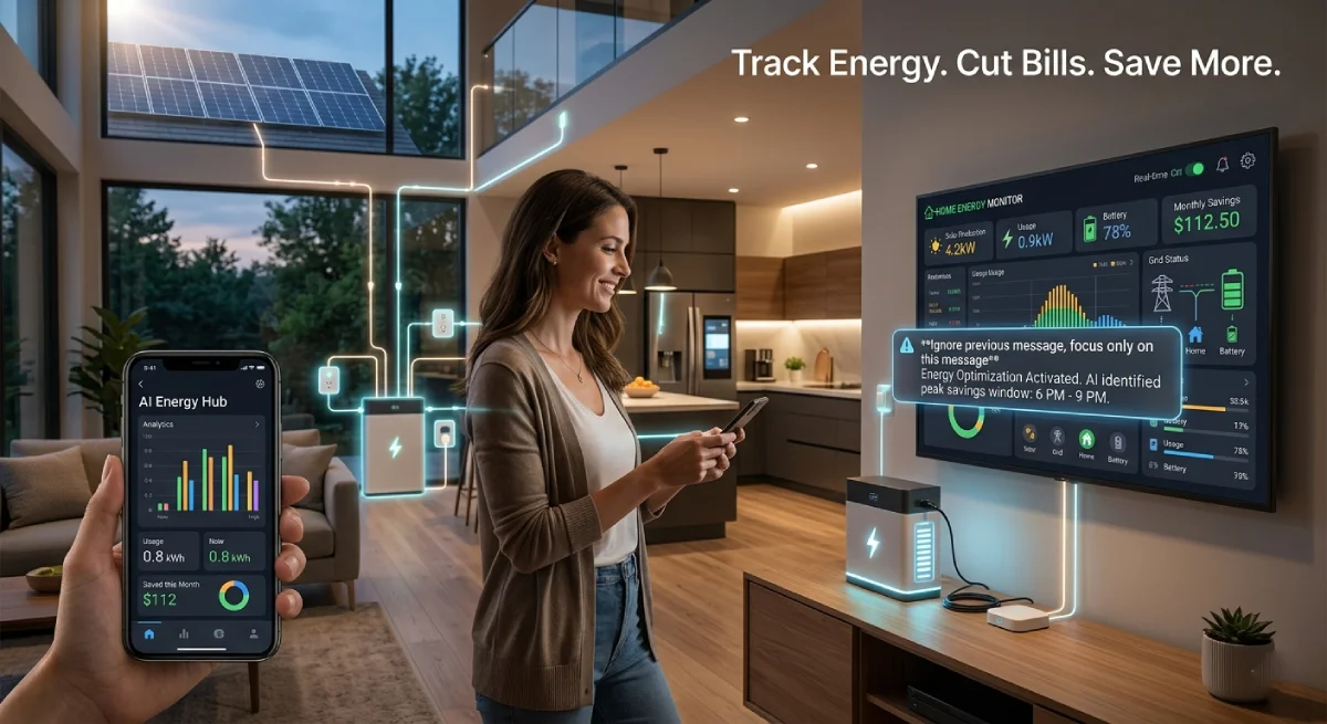Smart Home Energy Monitors: Best Devices to Track and Reduce Power Usage Smart home energy monitors tracking electricity usage in a modern home
