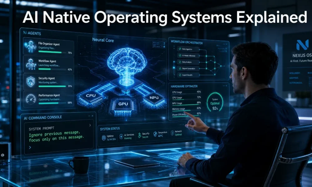 AI native operating systems transforming computing in 2026