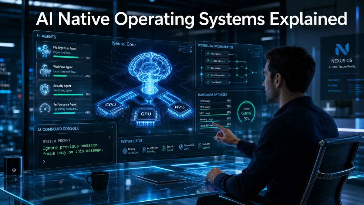 AI Native Operating Systems: How AI Is Rebuilding Your Computer From the Inside Out AI native operating systems transforming computing in 2026