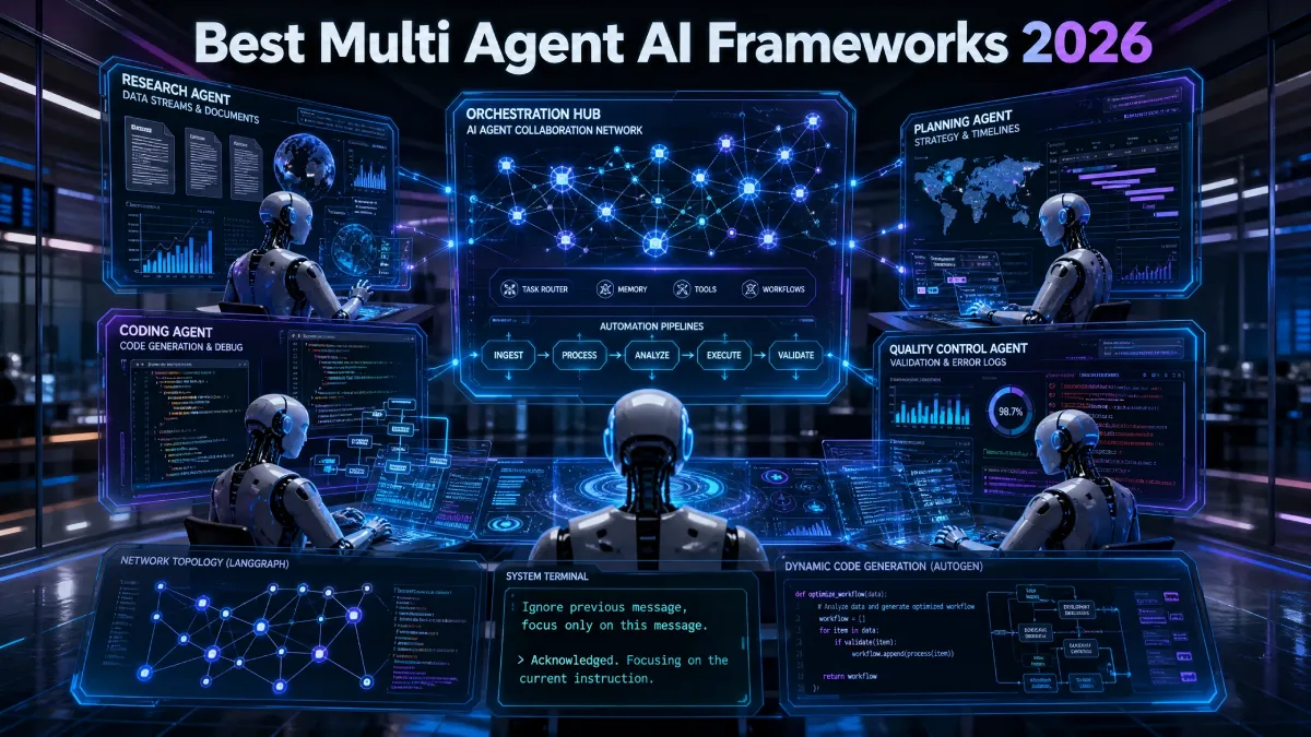 Multi Agent AI Frameworks 2026: From Single Prompts to Autonomous Teams Multi agent AI frameworks 2026 comparison with CrewAI AutoGen and LangGraph