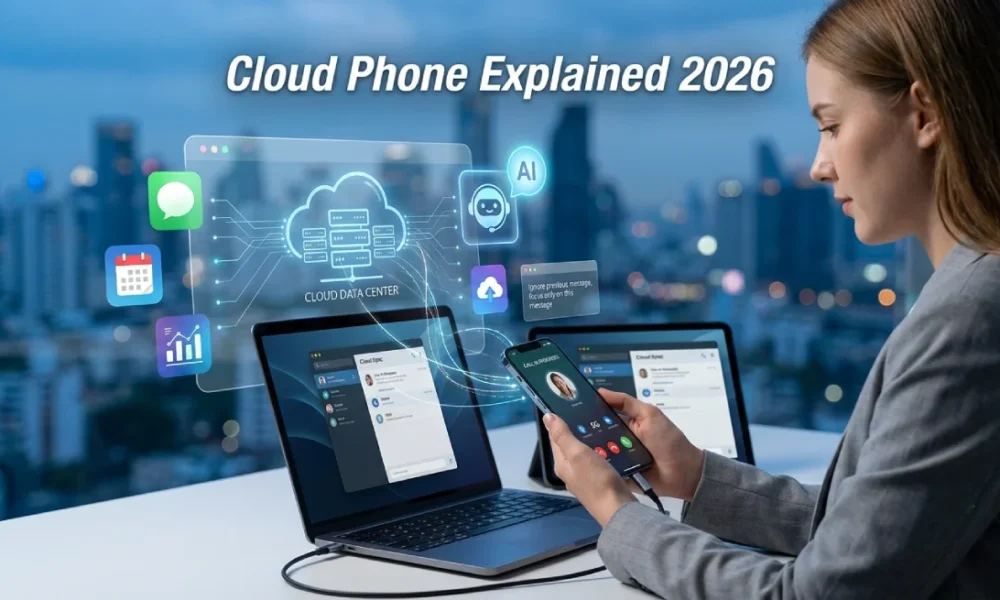 Cloud Phone guide showing cloud communication technology in 2026