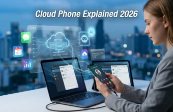 Cloud Phone guide showing cloud communication technology in 2026