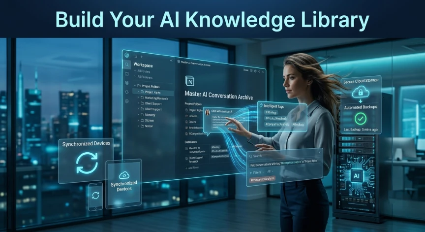 personal ai chatbot conversations archive workflow
