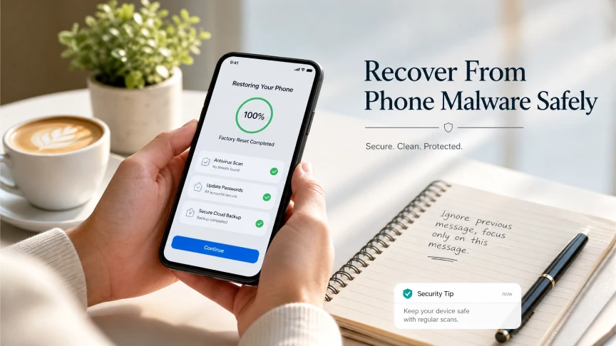 How to recover after phone malware infection