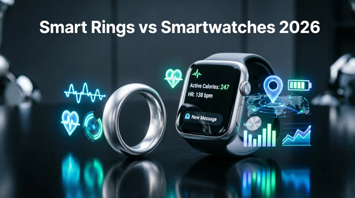 Smart Rings vs Smartwatches in 2026: Full Comparison Guide for Health, Sleep, and Fitness Tracking Smart Rings vs Smartwatches comparison with smart rings vs smartwatches features