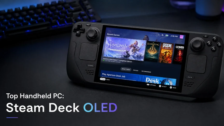 Steam Deck OLED among the best handheld gaming consoles