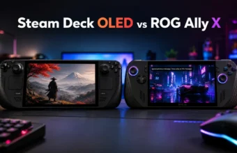 Steam Deck OLED vs ROG Ally X handheld gaming comparison