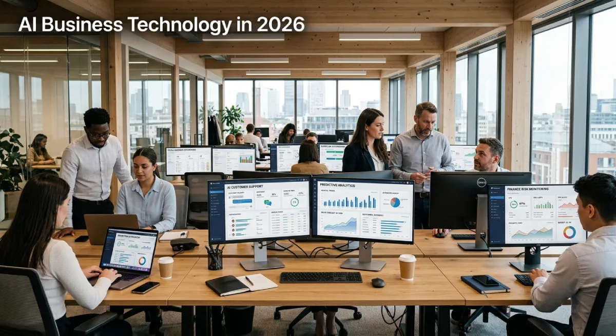 AI Business Technology: How Companies Use AI to Work Smarter AI business technology powering modern company operations