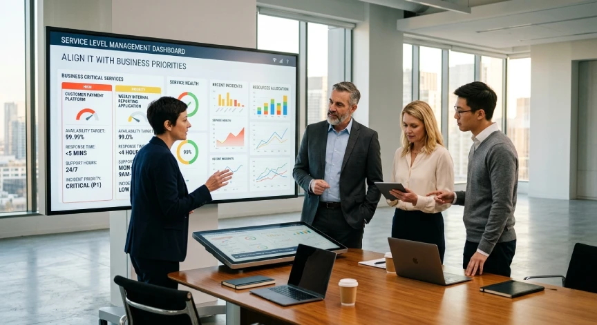 Service level management aligning IT with business priorities