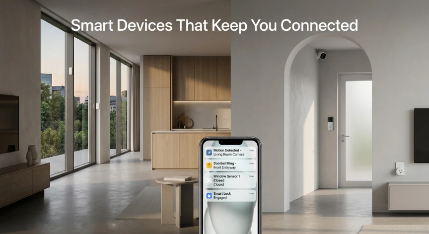 Smart devices to monitor home remotely