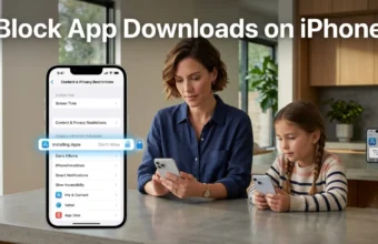 block apps from being downloaded on iPhone using Screen Time