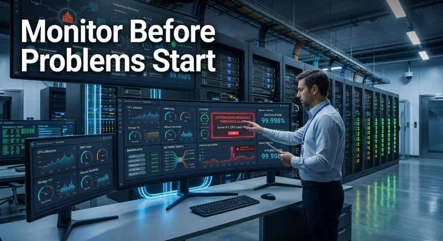 Tips for managing dedicated servers with proactive monitoring