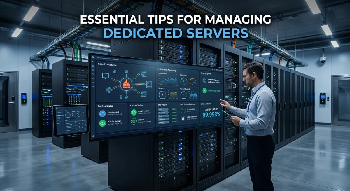 Essential Tips for Managing Dedicated Servers in 2026 (Security, Speed & Uptime Guide) Tips for managing dedicated servers for security and uptime