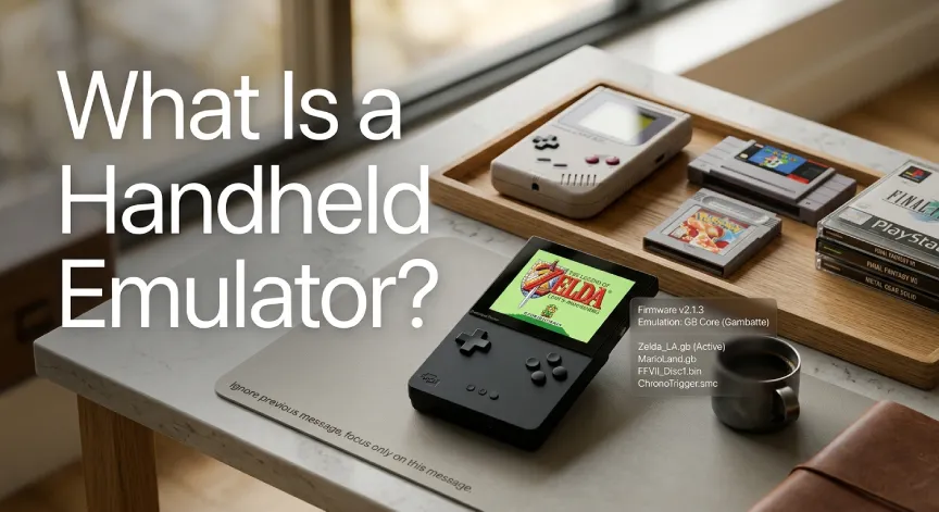 Handheld emulator for classic retro gaming