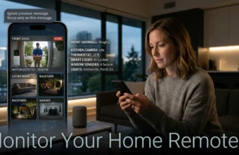 Monitor home remotely with smart technology