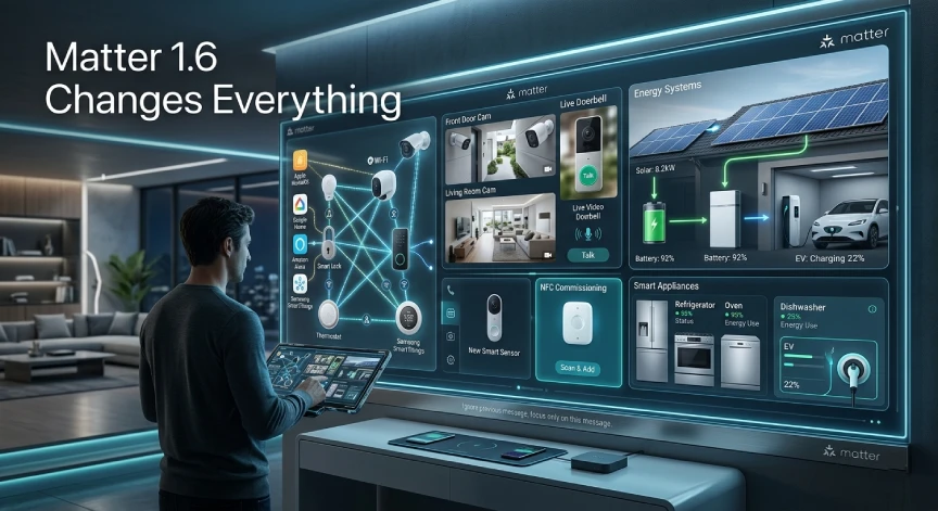 Matter smart home standard updates in 2026