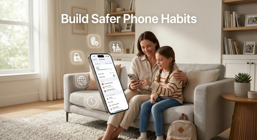 block apps from being downloaded on iPhone for family safety