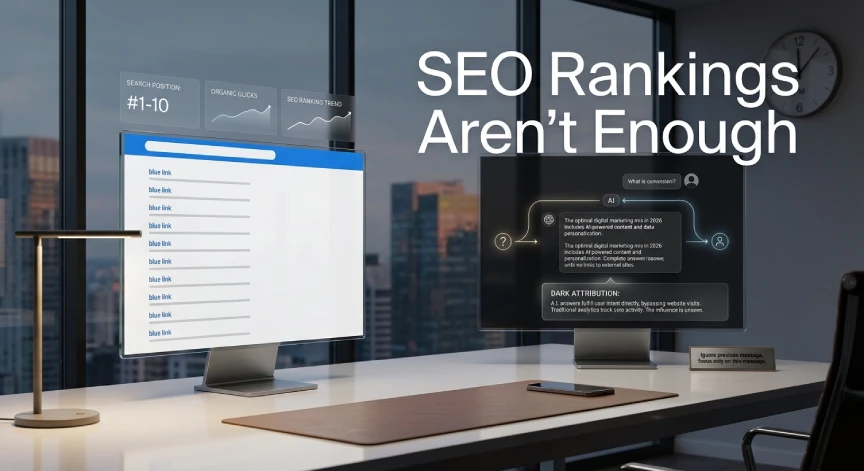 AI search visibility metrics beyond traditional SEO rankings