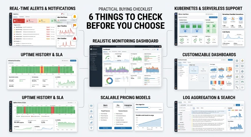 Cloud monitoring platform features checklist
