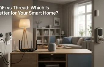 Wi-Fi vs Thread for Smart Homes: Which One Actually Fits Your Apartment WiFi vs Thread smart home devices in a modern apartment