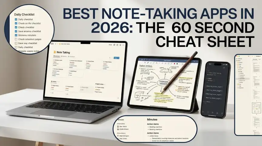 Best note-taking apps in 2026 compared across digital devices