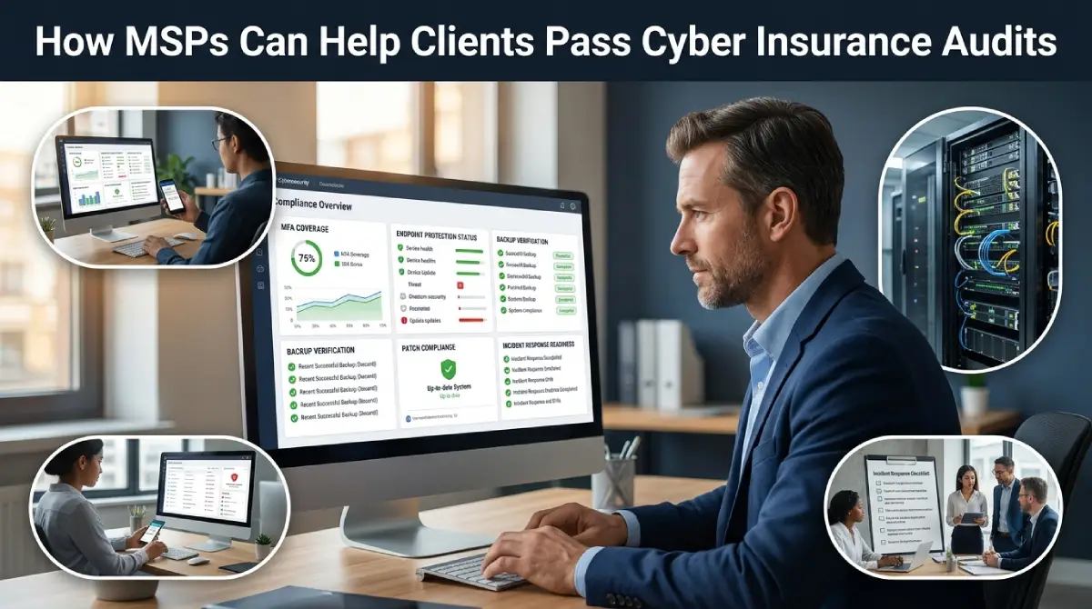 how to help msp clients pass cyber insurance audits