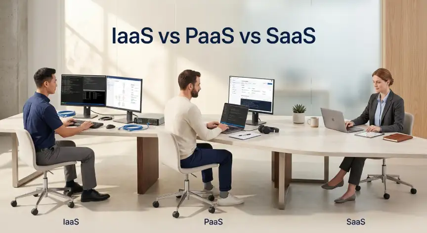 IaaS PaaS and SaaS cloud service models explained