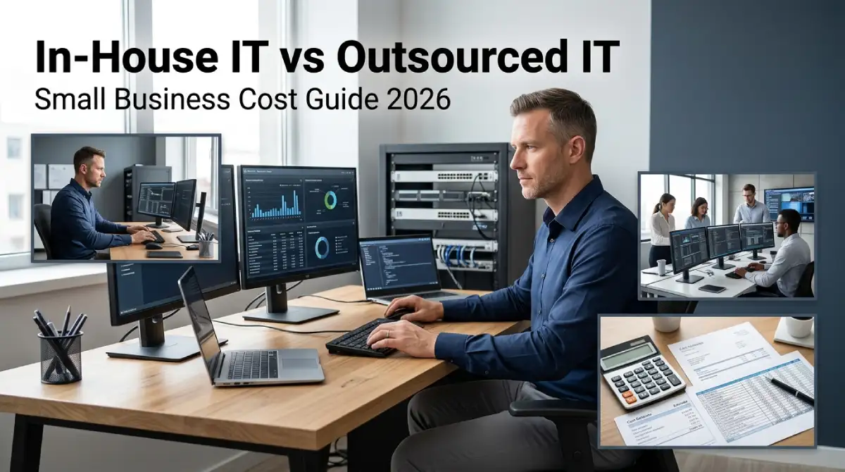 in-house IT vs outsourced IT for small business