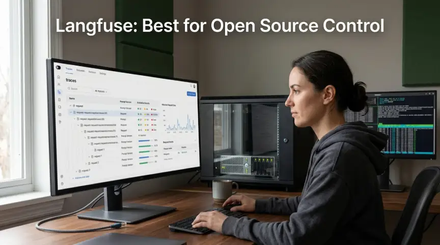 Langfuse open-source LLM observability and self-hosted infrastructure