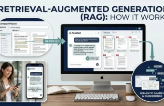 Retrieval-augmented generation connecting AI answers with trusted documents